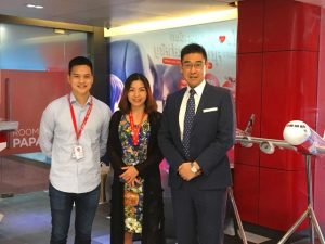 2017-December//国金亚洲顾问公司董事周可祺先生礼节性拜访亚洲航空泰国办事处//GoldChess Asia Director Mr. Danny Chau visited AirAsia...