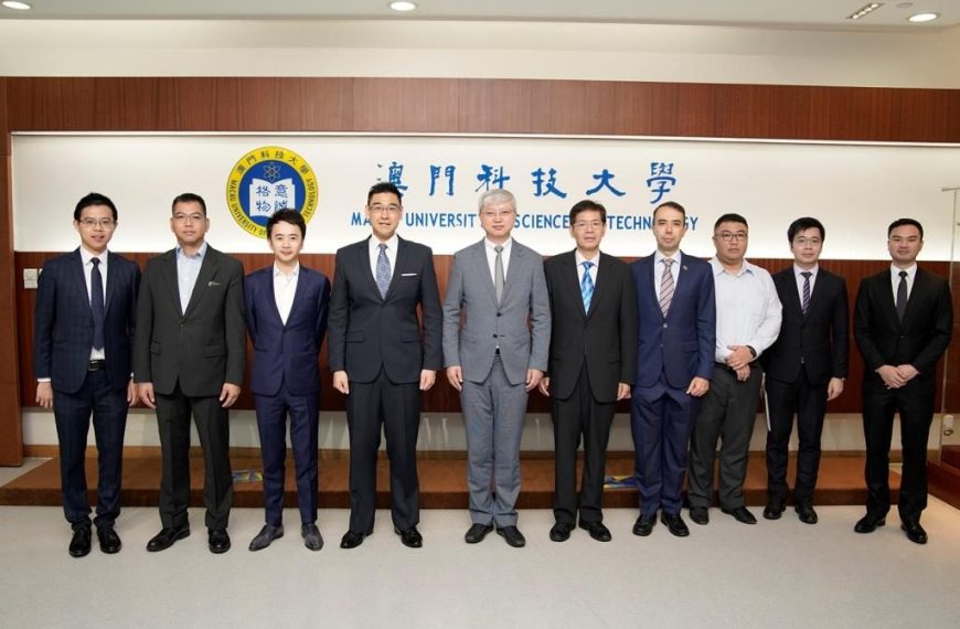 2019-September//国金亚洲董事周可祺先生拜访澳门科技大学//GoldChess Asia Director Mr. Danny Chau visited the Macau Univer...