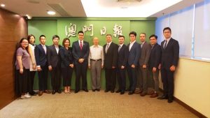 2019-April//国金亚洲董事周可祺先生拜访澳门日报//GoldChess Asia Director Mr. Danny Chau visited Macau Daily News